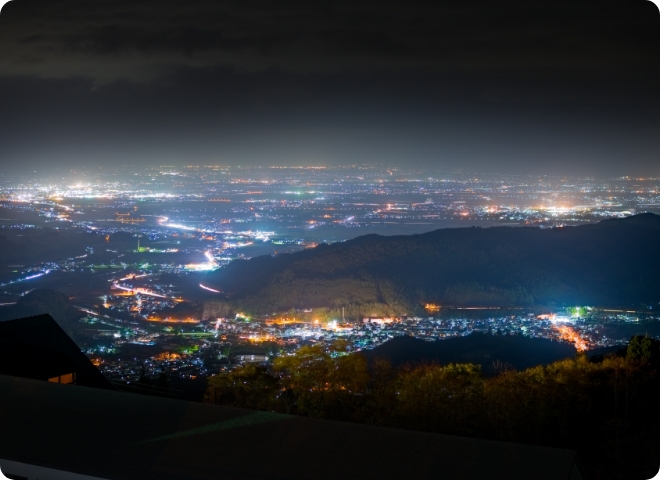 ホテルからの夜景