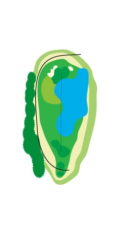 OUTコース HOLE 6 / Par 3