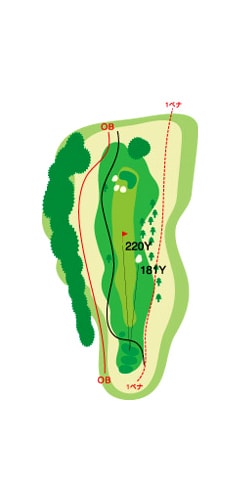 INコース HOLE 10 / Par 4