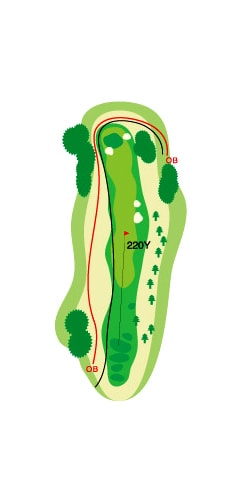 INコース HOLE 11 / Par 4