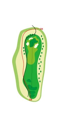 INコース HOLE 12 / Par 3