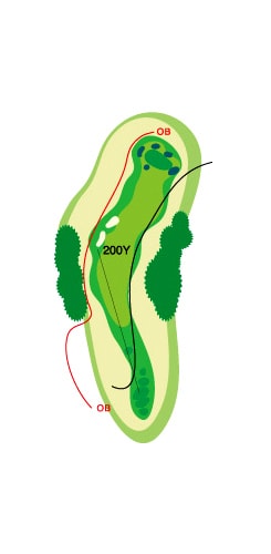 INコース HOLE 14 / Par 4