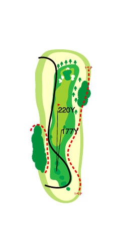 INコース HOLE 16 / Par 4