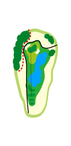 INコース HOLE 17 / Par 3