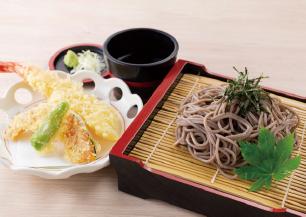 大海老天ざる蕎麦・うどん